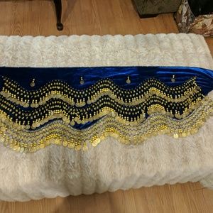 Belly dance hip scarf